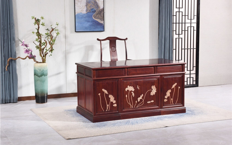 1米58荷花書(shū)桌